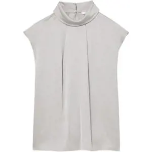 REISS DANIA High Neck Shell Top